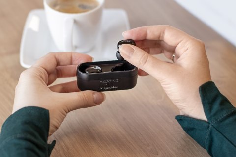 Słuchawki douszne TWS Krüger&Matz Air Dots 1 KMP-AD1, Bluetooth 5.0, czarne