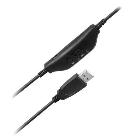 Słuchawki gamingowe Krüger&Matz Warrior GH-50 KM0675, USB, Virtual 7.1, RGB