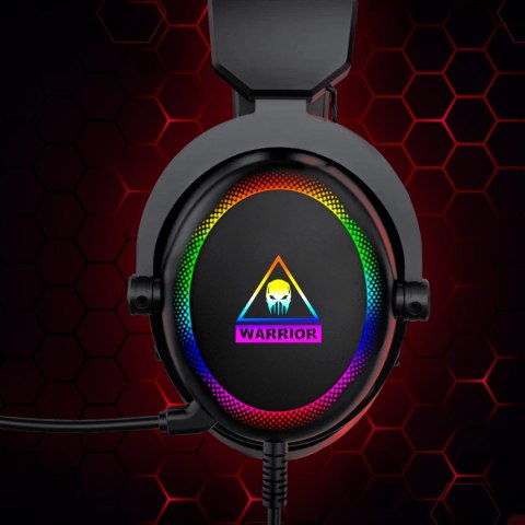 Słuchawki gamingowe Krüger&Matz Warrior GH-50 KM0675, USB, Virtual 7.1, RGB