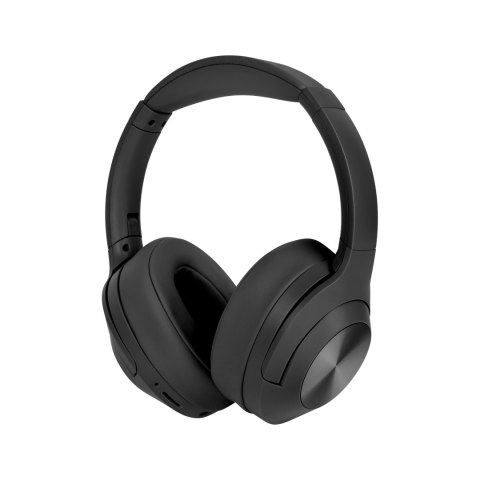 Słuchawki nauszne Krüger&Matz F2 KM0672-B, Bluetooth 5.3, microSD, czarne