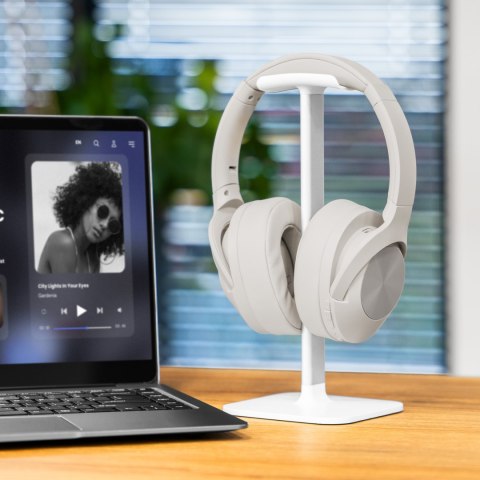 Słuchawki nauszne Krüger&Matz F2 KM0672-G, Bluetooth 5.3, microSD, szare