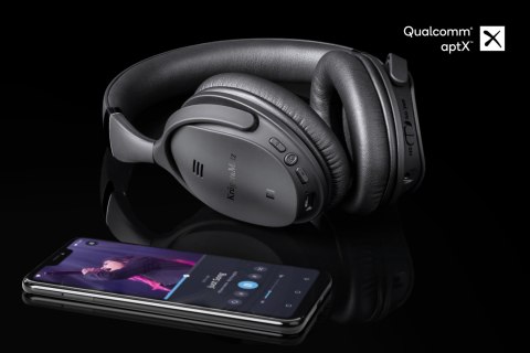 Słuchawki nauszne Krüger&Matz F7A KM0655, Bluetooth, ANC, NFC, aptX