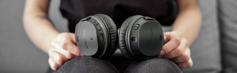 Słuchawki nauszne Krüger&Matz F7A KM0655, Bluetooth, ANC, NFC, aptX