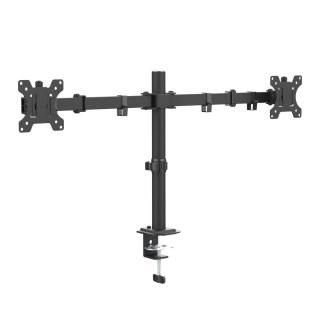 Uchwyt biurkowy Cabletech UDT01-C024 UCH0220 do dwóch monitorów 13-32 cale, VESA 75/100, 2×10 kg