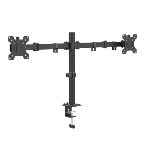 Uchwyt biurkowy Cabletech UDT01-C024 UCH0220 do dwóch monitorów 13-32 cale, VESA 75/100, 2×10 kg