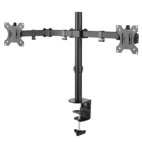 Uchwyt biurkowy Maclean MC-884 na 2 monitory, 2×8 kg, VESA 75/100