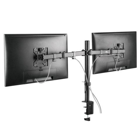 Uchwyt biurkowy Maclean MC-884 na 2 monitory, 2×8 kg, VESA 75/100