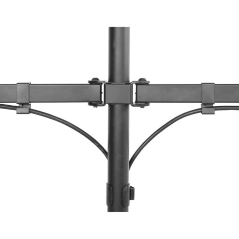 Uchwyt biurkowy Maclean MC-884 na 2 monitory, 2×8 kg, VESA 75/100