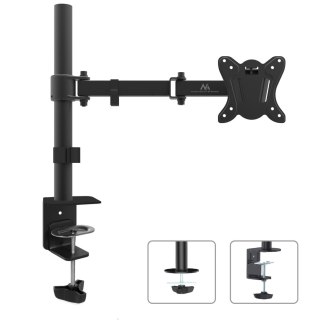 Uchwyt biurkowy do monitora Maclean MC-690N 13-27″, 8 kg, czarny