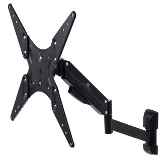 Uchwyt ścienny TV Maclean MC-784, sprężyna gazowa, 10-22 kg, czarny