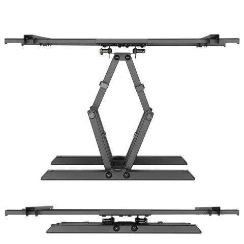 Uchwyt ścienny TV Maclean MC-881, 60 kg, VESA 600×400, dwa ramiona