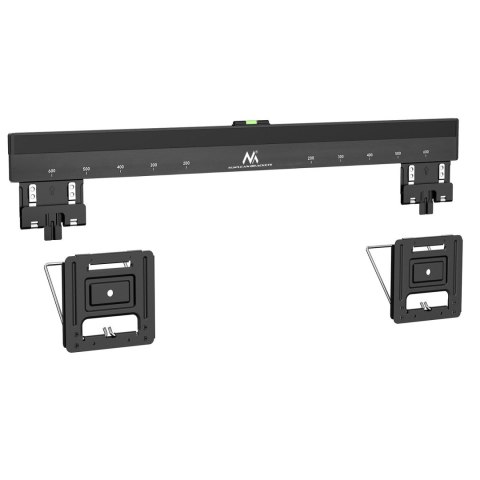 Uchwyt ścienny do TV Maclean MC-481, 37-80″, płaski, 75 kg, 9,5 mm, czarny