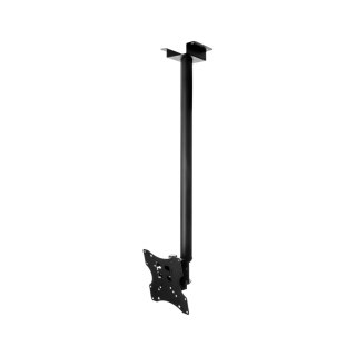 Uchwyt sufitowy Cabletech UCH0076A do TV 23-42 cale, 50 kg, obrót 360°, wysokość 970-1470 mm