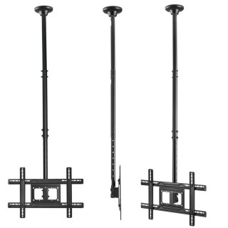 Uchwyt sufitowy do telewizora Maclean MC-803, 50 kg, VESA 600×400, czarny