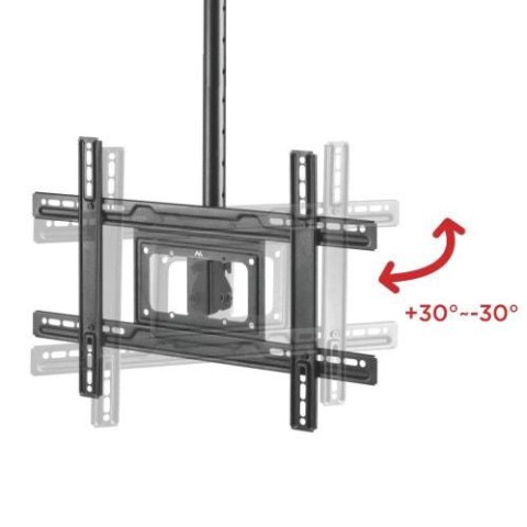Uchwyt sufitowy do telewizora Maclean MC-803, 50 kg, VESA 600×400, czarny