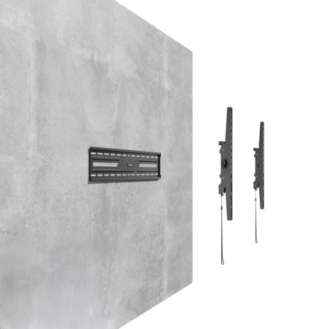 Uchylny uchwyt ścienny Cabletech Basic UCH0121-1 do TV 37-86 cali, VESA do 600×400, 75 kg