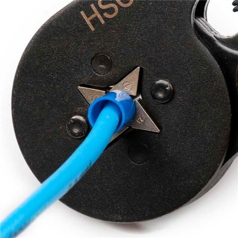 Zestaw Eurokomp NAR0868: zaciskarka HSC8 6-4 i 800 tulejek, 0,25-6 mm²