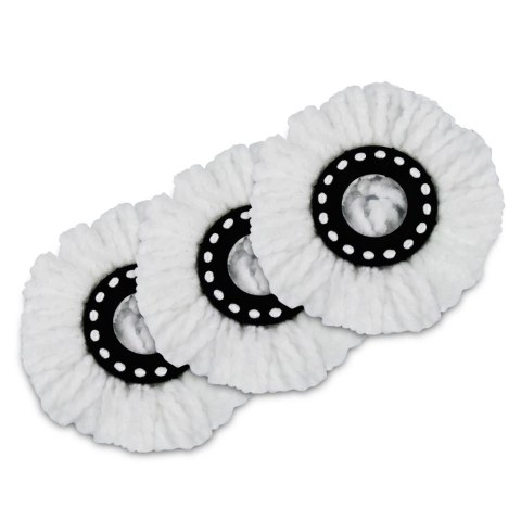 3 wkłady z mikrofibry Esperanza do mopa Perfect Clean 005, pierścień 13,5 cm