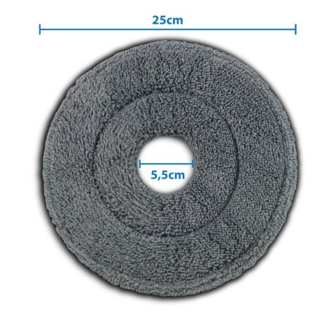 3 wkłady z mikrofibry Esperanza do mopa Perfect Clean 007, Ø 25 cm