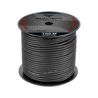 Azusa KAB0378 kabel głośnikowy 2 × 1,5 mm² w oplocie bawełnianym, 100 m