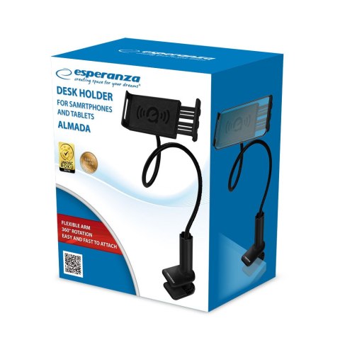 Esperanza ALMADA EMH142 - uchwyt biurkowy na telefon lub tablet, 70 cm