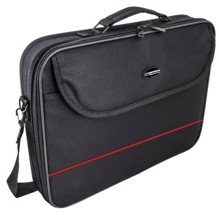Esperanza CLASSIC RED ET101R - torba na laptop 15,6″, czarna z czerwonym akcentem