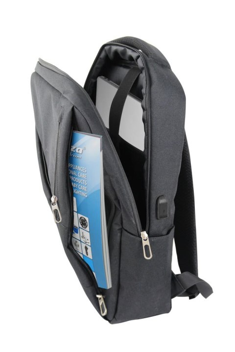 Esperanza NOVARA ET197 - plecak na laptop 15,6″, poliester 300D, port USB