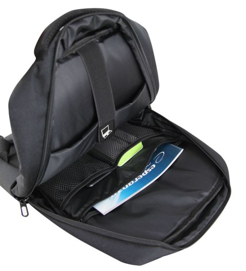 Esperanza NOVARA ET197 - plecak na laptop 15,6″, poliester 300D, port USB
