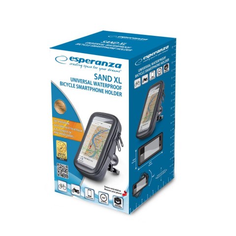 Esperanza SAND XL EMH116 - wodoodporny uchwyt rowerowy na telefon