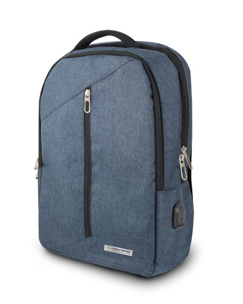 Esperanza TARANTO ET196 - plecak na laptop 15,6″, poliester 300D