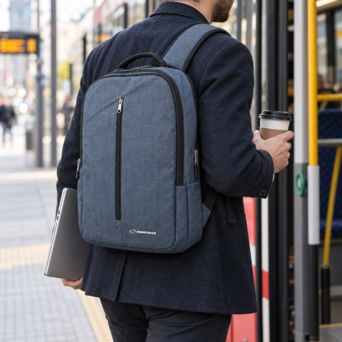 Esperanza TARANTO ET196 - plecak na laptop 15,6″, poliester 300D