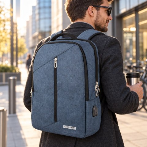 Esperanza TARANTO ET196 - plecak na laptop 15,6″, poliester 300D