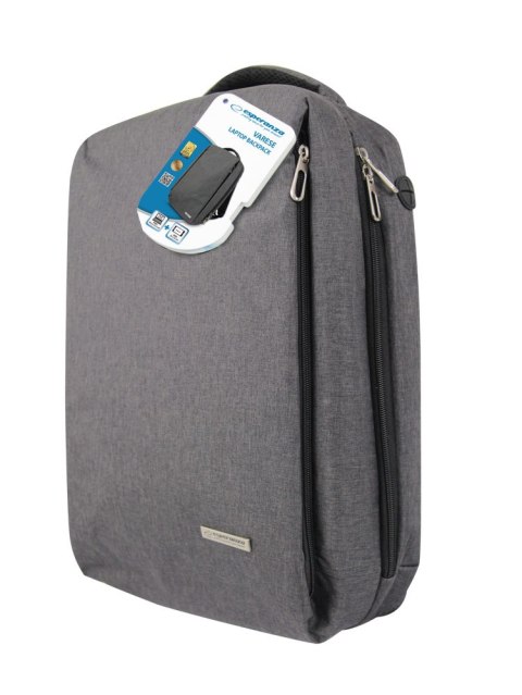 Esperanza VARESE ET198 - plecak na laptop 15,6″, komora 39,5 × 28 × 4 cm