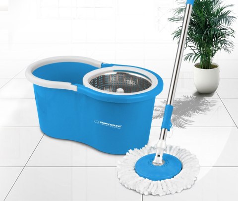 Mop obrotowy Esperanza Perfect Clean 006, kosz stalowy, 125 cm
