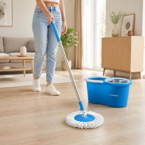 Mop obrotowy Esperanza Perfect Clean 006, kosz stalowy, 125 cm
