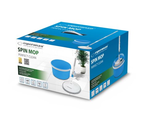 Mop obrotowy Esperanza Perfect Clean 007 z wiadrem, 130 cm