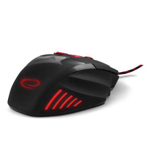 Mysz gamingowa Esperanza EGM201R Wolf USB 2400 DPI czerwona 7 przycisków