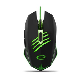Mysz gamingowa Esperanza EGM209G Claw USB 2400 DPI 6 przycisków