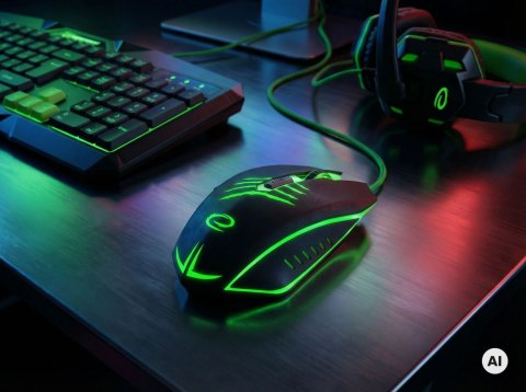 Mysz gamingowa Esperanza EGM209G Claw USB 2400 DPI 6 przycisków