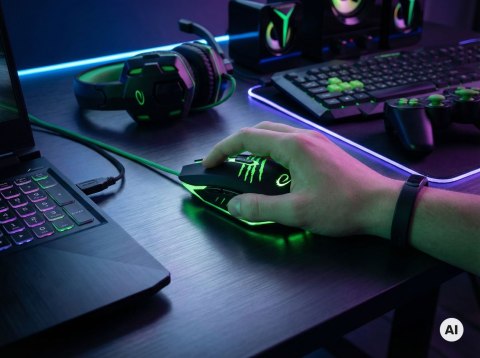 Mysz gamingowa Esperanza EGM209G Claw USB 2400 DPI 6 przycisków