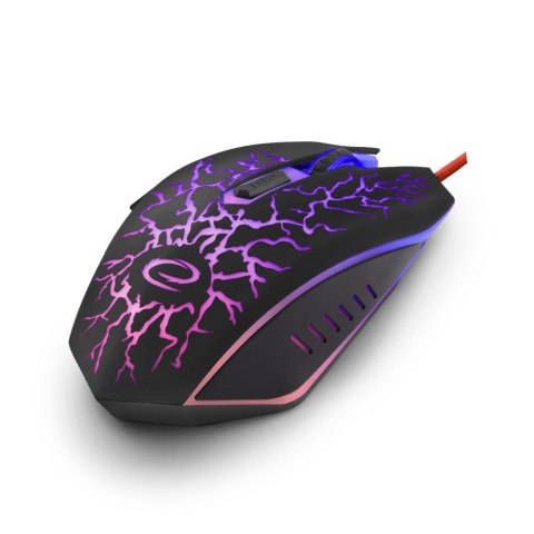 Mysz gamingowa Esperanza EGM211R Lightning USB 2400 DPI LED 6 przycisków
