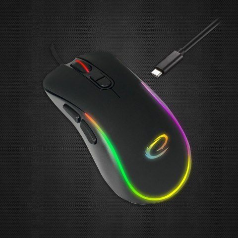 Mysz gamingowa Esperanza EGM303 Hesperis USB-C 2400 DPI RGB