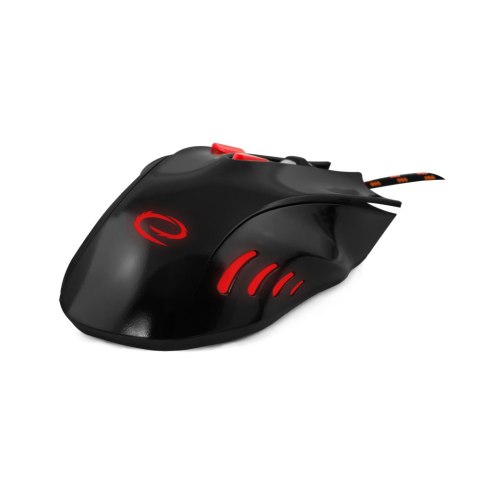 Mysz gamingowa Esperanza EGM401KR Hawk USB 2400 DPI czarno-czerwona