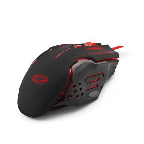 Mysz gamingowa Esperanza EGM403R Apache USB 2400 DPI czerwona 6 przycisków