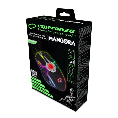 Mysz gamingowa Esperanza EGM701 Mangora USB 7200 DPI RGB