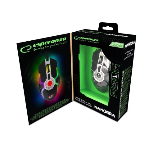 Mysz gamingowa Esperanza EGM701 Mangora USB 7200 DPI RGB