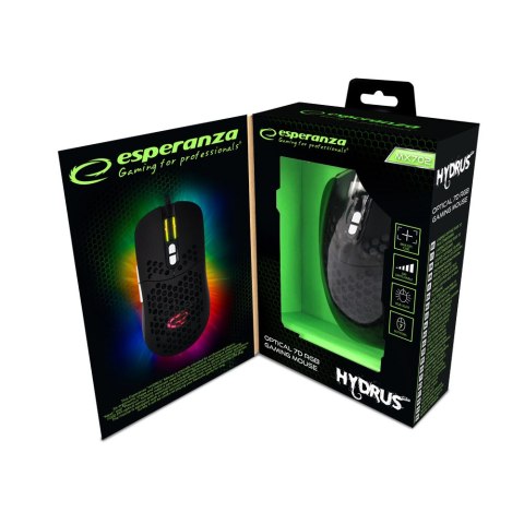 Mysz gamingowa Esperanza EGM702 Hydrus USB 7200 DPI RGB