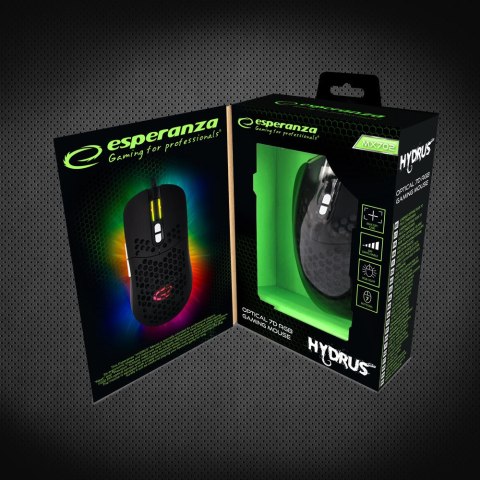 Mysz gamingowa Esperanza EGM702 Hydrus USB 7200 DPI RGB