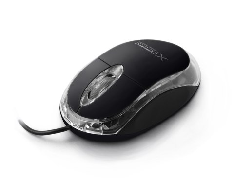 Mysz przewodowa Extreme XM102K Camille USB 1000 DPI czarna 3 przyciski