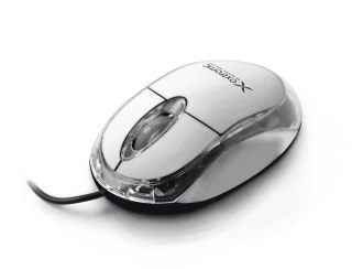 Mysz przewodowa Extreme XM102W Camille USB 1000 DPI biała 3 przyciski